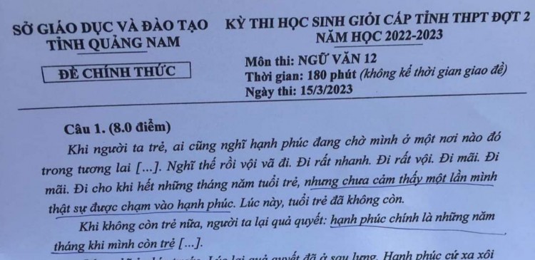 HẠNH PHÚC Ở ĐÂU?