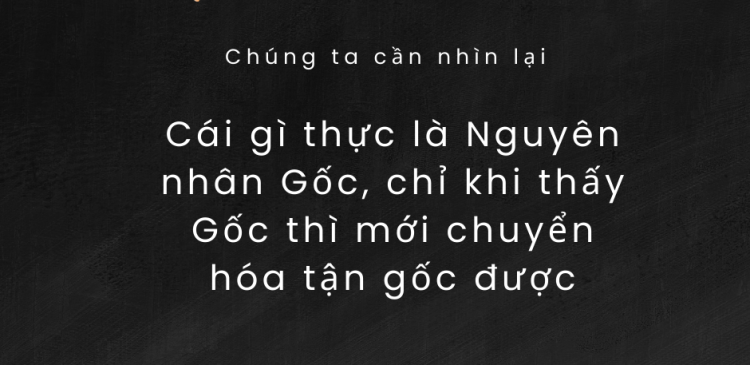 NGUYÊN NHÂN CỦA MỌI NGUYÊN NHÂN